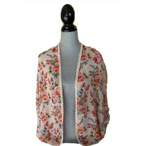 Floral Kimono blouse top - Emma’s Closet